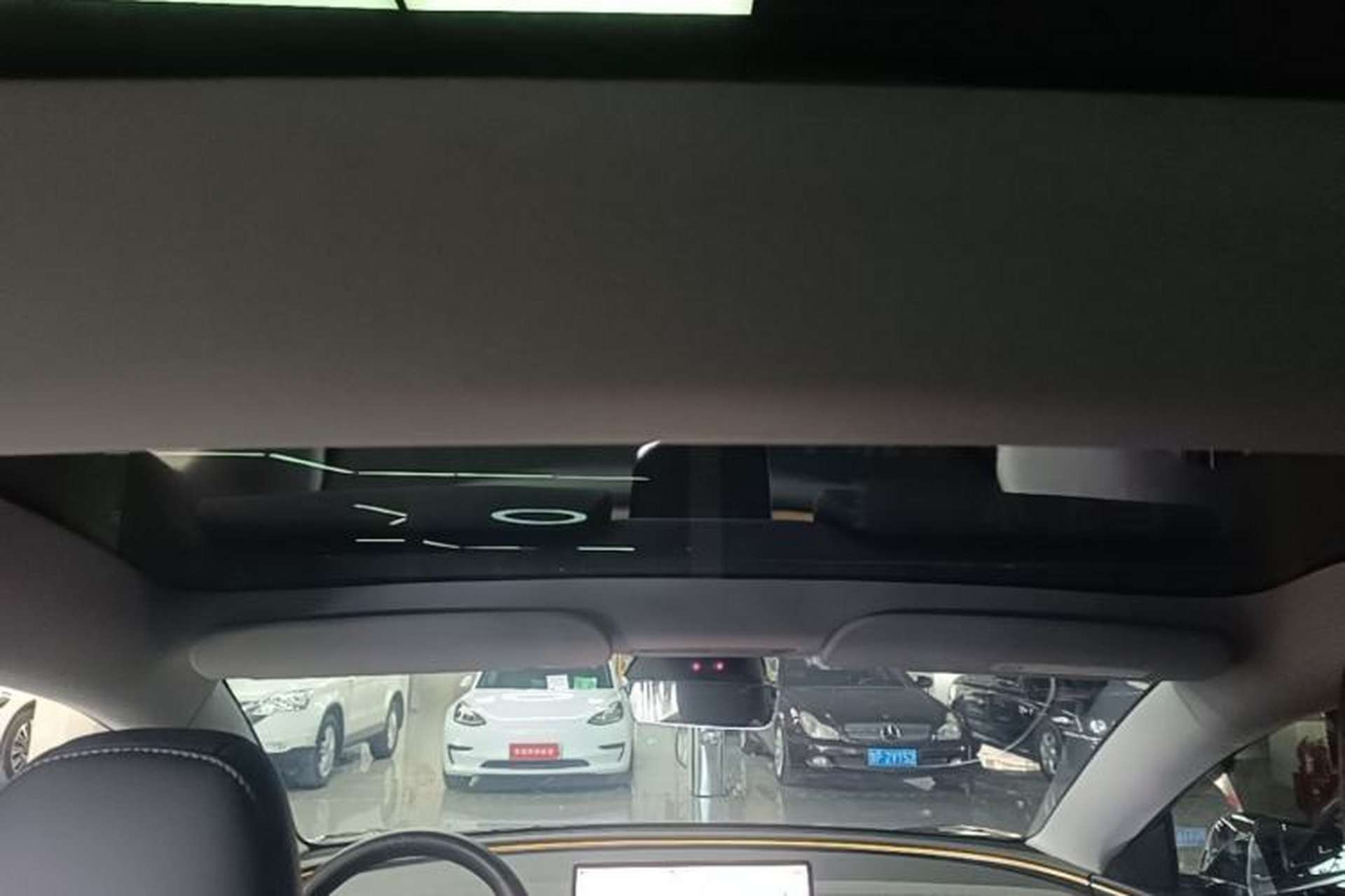 Used Tesla Model 3 2023 Rear-Wheel-Drive Version Headliner