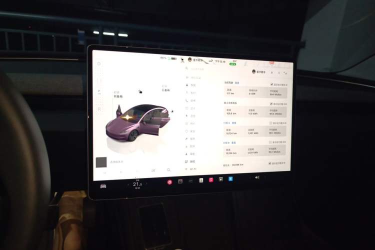Used Tesla Model 3 2023 Long-Range All-Wheel-Drive Version Instrument Cluster