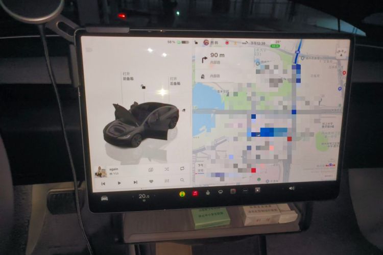 Used Tesla Model 3 2023 Long-Range All-Wheel-Drive Version Instrument Cluster