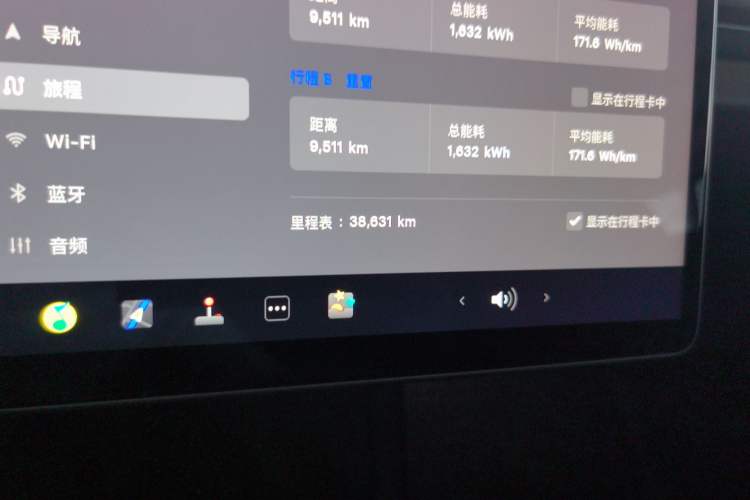 Used Tesla Model 3 2023 Long-Range All-Wheel-Drive Version Odometer Close Up