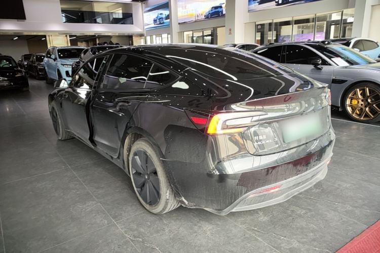 Used Tesla Model 3 2023 Rear-Wheel-Drive Version Rear Left 45 Deg