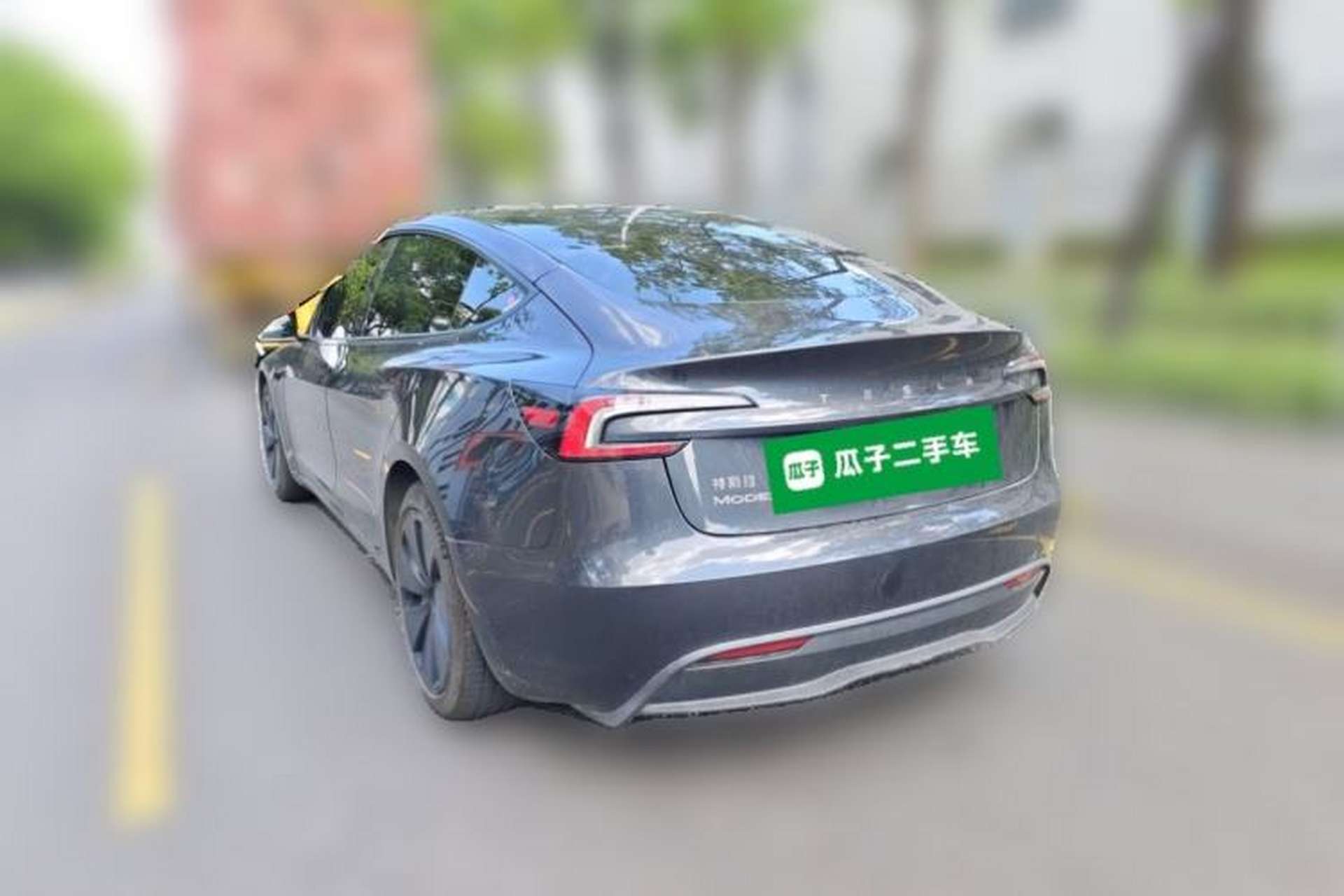 Used Tesla Model 3 2023 Rear-Wheel-Drive Version Rear Left 45 Deg