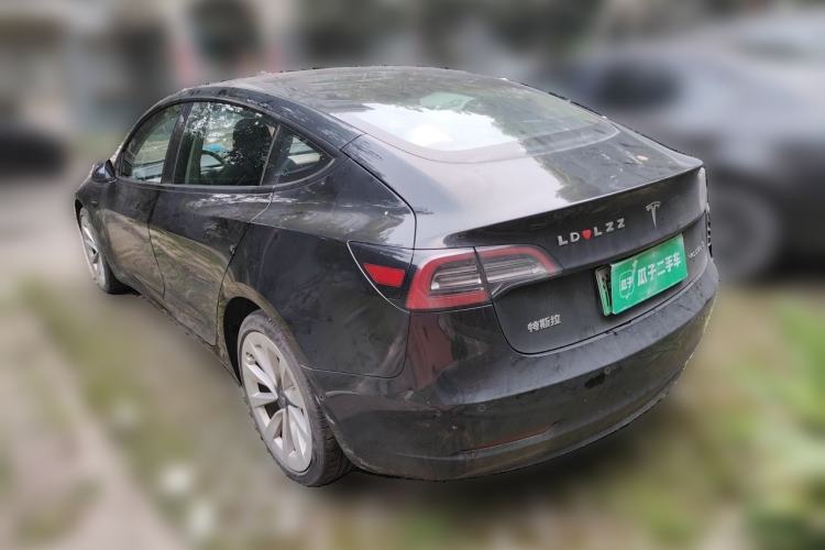 Used Tesla Model 3 2023 Rear-Wheel-Drive Version Rear Left 45 Deg