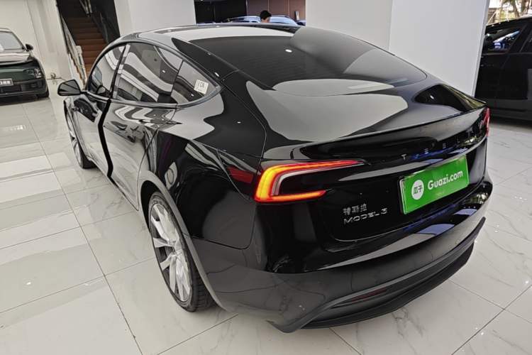 Used Tesla Model 3 2023 Rear-Wheel-Drive Version Rear Left 45 Deg