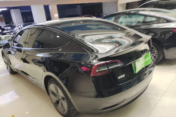 Used Tesla Model 3 2023 Rear-Wheel-Drive Version Rear Left 45 Deg
