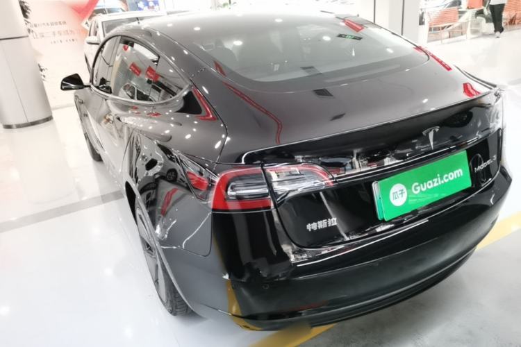 Used Tesla Model 3 2023 Rear-Wheel-Drive Version Rear Left 45 Deg