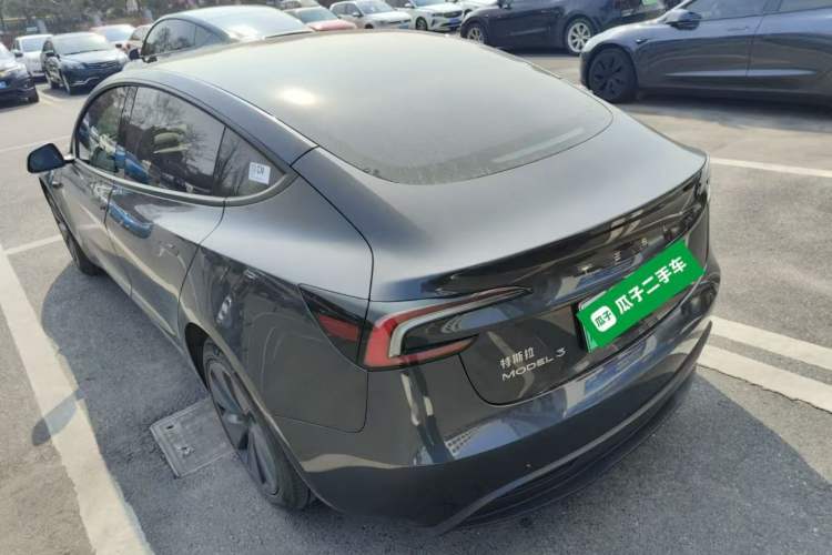 Used Tesla Model 3 2023 Rear-Wheel-Drive Version Rear Left 45 Deg