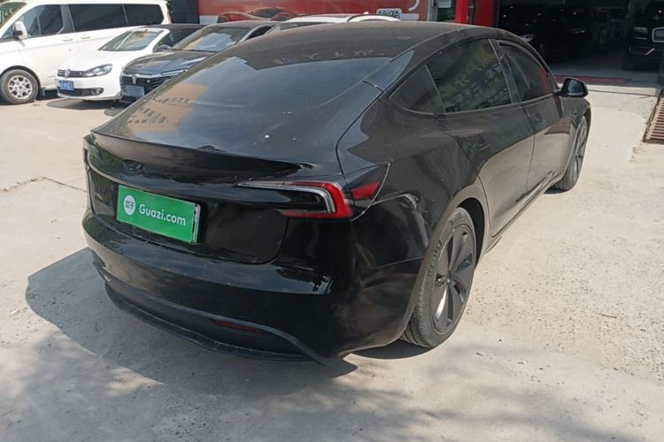 Used Tesla Model 3 2023 Rear-Wheel-Drive Version Rear Right 45 Deg