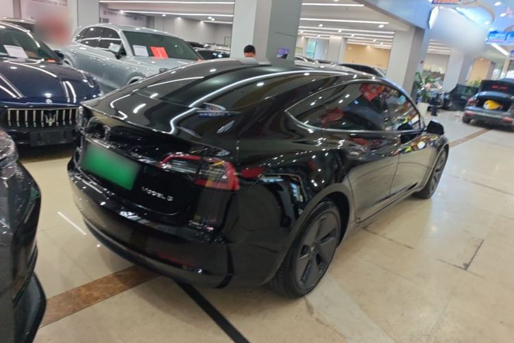 Used Tesla Model 3 2023 Rear-Wheel-Drive Version Rear Right 45 Deg