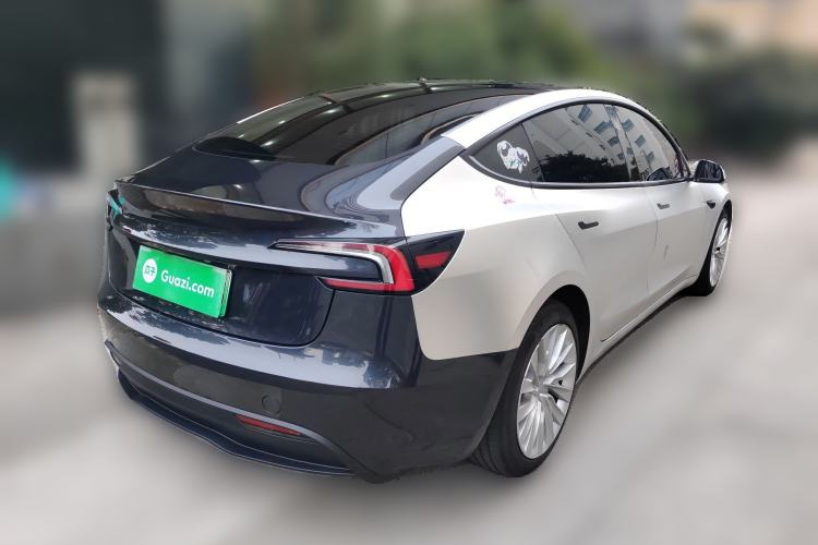 Used Tesla Model 3 2023 Rear-Wheel-Drive Version Rear Right 45 Deg