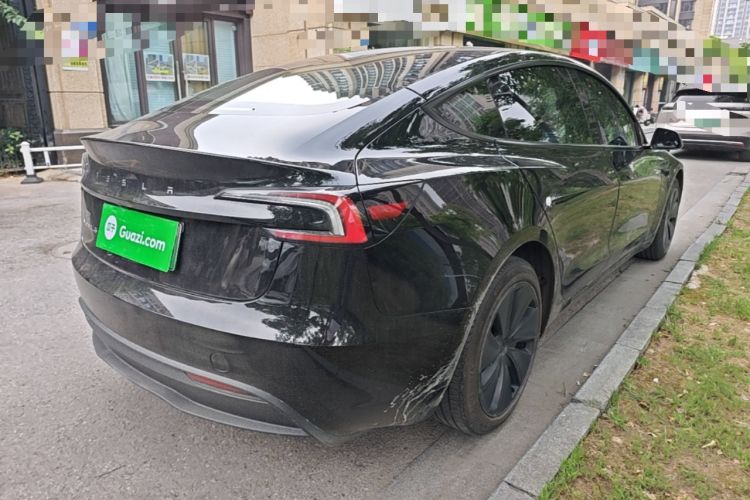 Used Tesla Model 3 2023 Rear-Wheel-Drive Version Rear Right 45 Deg