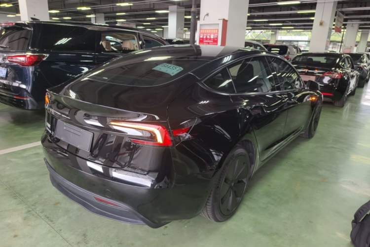 Used Tesla Model 3 2023 Rear-Wheel-Drive Version Rear Right 45 Deg