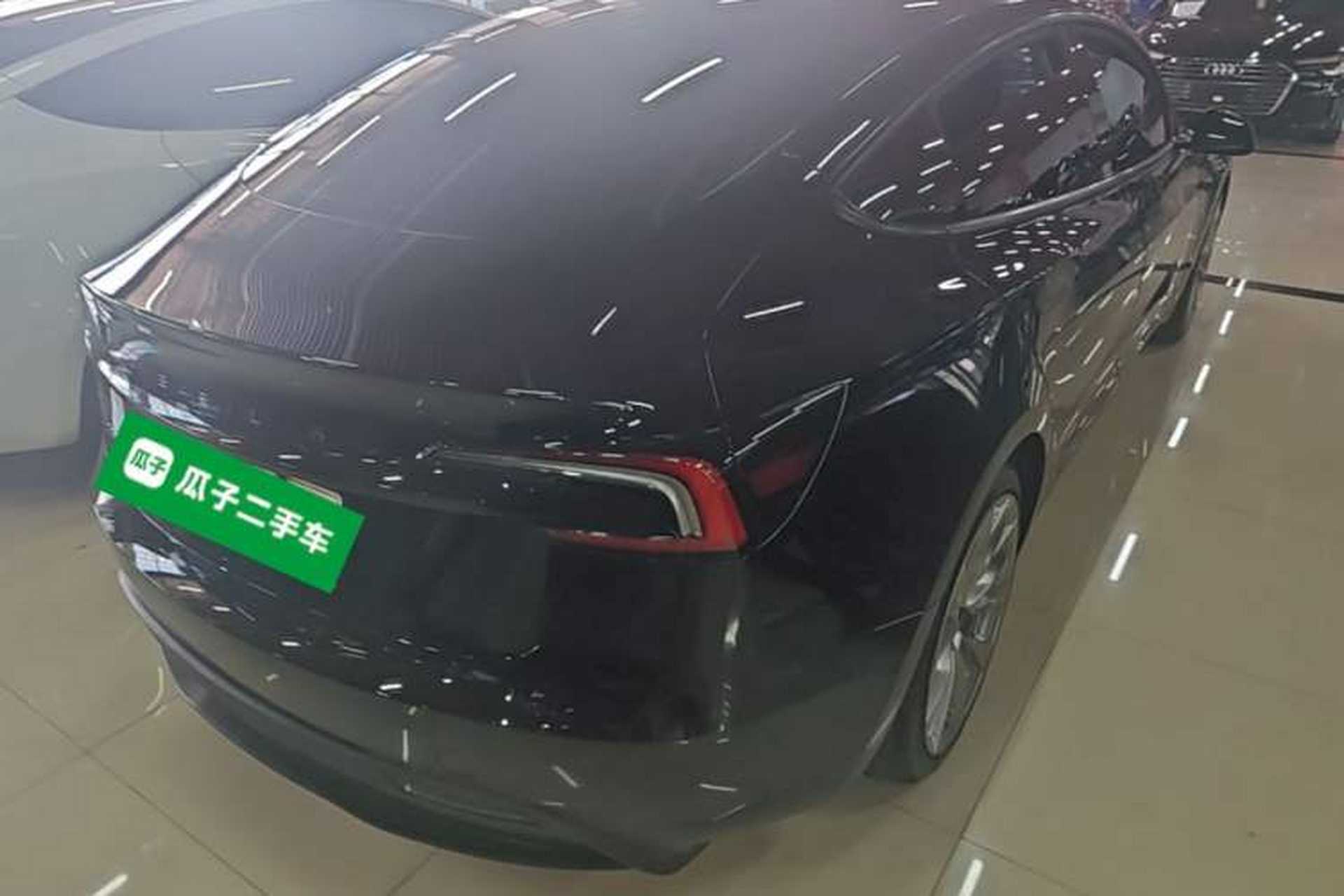 Used Tesla Model 3 2023 Rear-Wheel-Drive Version Rear Right 45 Deg