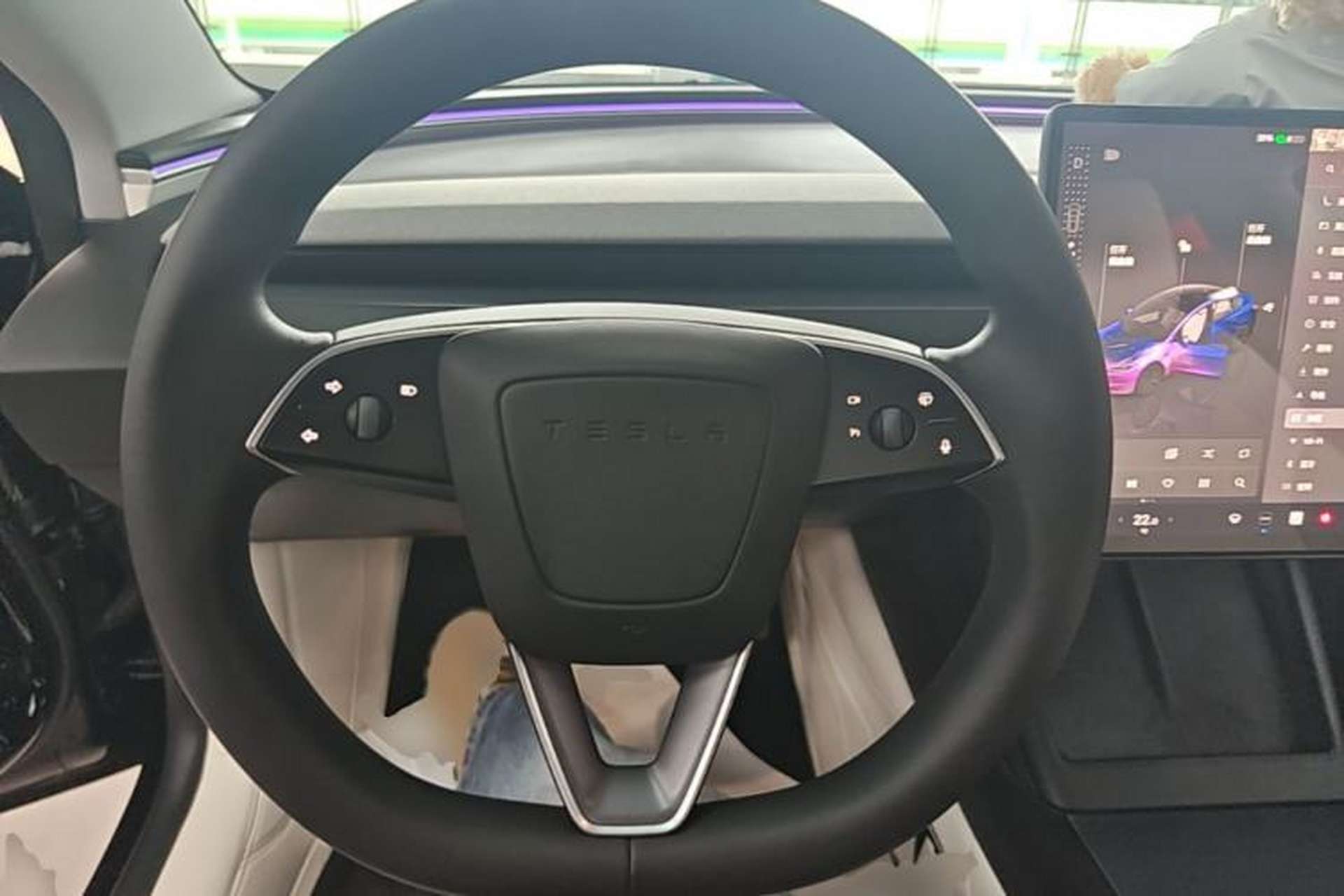 Used Tesla Model 3 2023 Rear-Wheel-Drive Version Steering Wheel