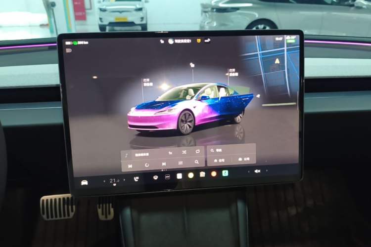 Used Tesla Model 3 2023 Rear-Wheel-Drive Version Audio And AC Panel