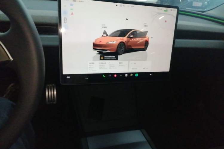 Used Tesla Model 3 2023 Long-Range All-Wheel-Drive Version Audio And AC Panel
