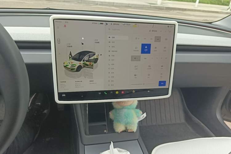 Used Tesla Model 3 2023 Rear-Wheel-Drive Version Audio And AC Panel