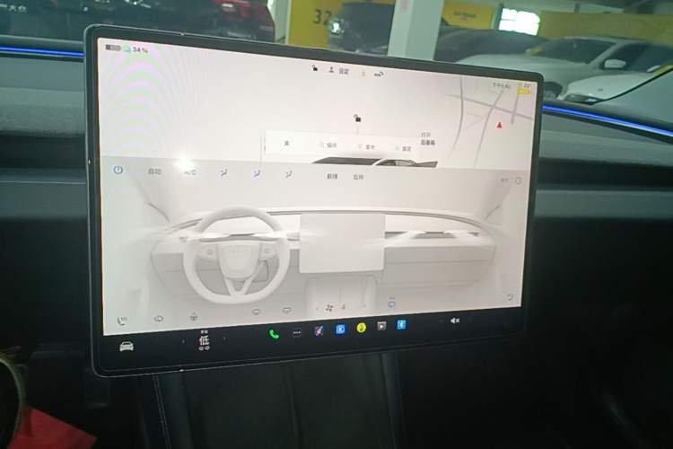 Used Tesla Model 3 2023 Rear-Wheel-Drive Version Audio And AC Panel