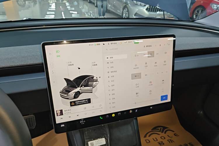 Used Tesla Model 3 2023 Rear-Wheel-Drive Version Audio And AC Panel