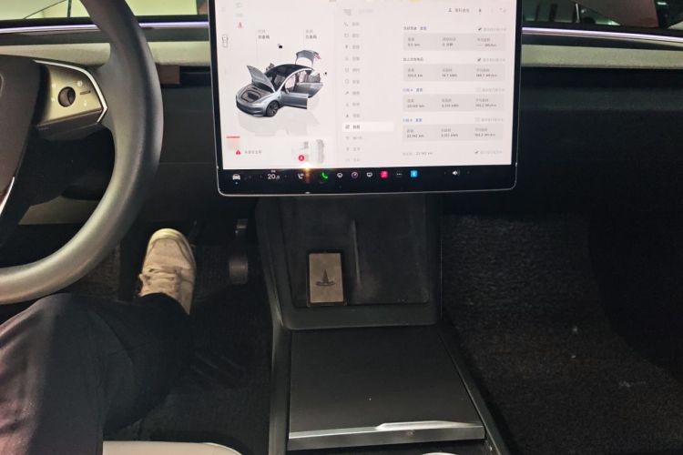 Used Tesla Model 3 2023 Rear-Wheel-Drive Version Audio And AC Panel