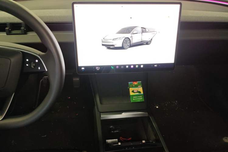 Used Tesla Model 3 2023 Long-Range All-Wheel-Drive Version Audio And AC Panel