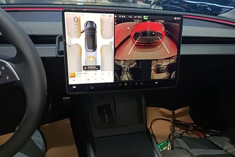 Used Tesla Model 3 2023 Rear-Wheel-Drive Version Audio And AC Panel