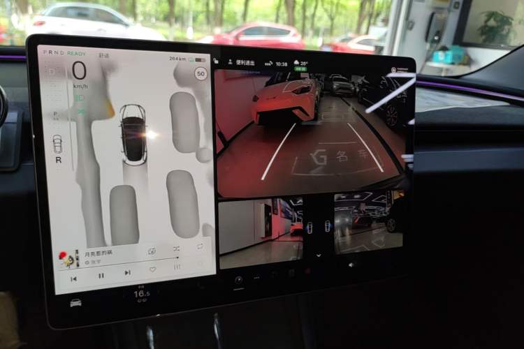 Used Tesla Model 3 2023 Rear-Wheel-Drive Version Audio And AC Panel
