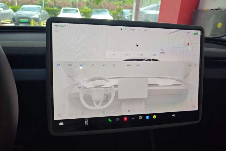Used Tesla Model 3 2023 Long-Range All-Wheel-Drive Version Audio And AC Panel