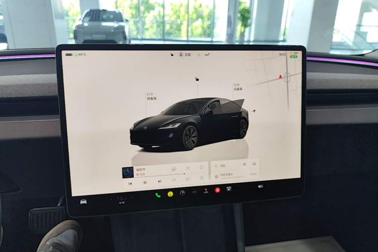 Used Tesla Model 3 2023 Rear-Wheel-Drive Version Audio And AC Panel