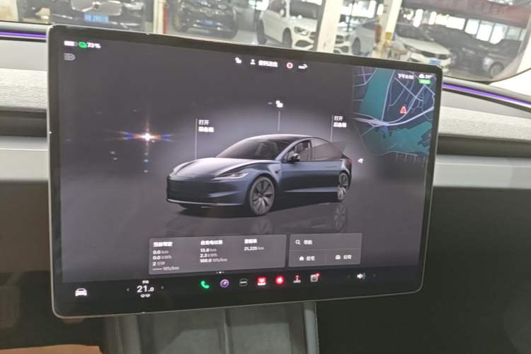 Used Tesla Model 3 2023 Rear-Wheel-Drive Version Audio And AC Panel