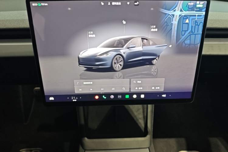 Used Tesla Model 3 2023 Rear-Wheel-Drive Version Audio And AC Panel