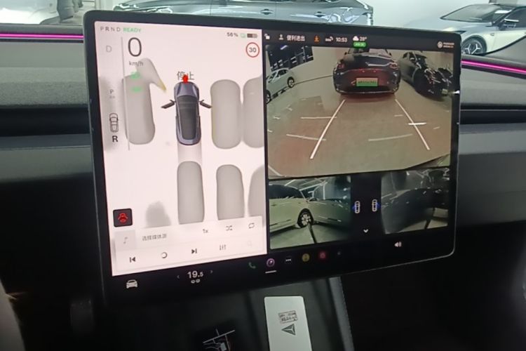 Used Tesla Model 3 2023 Rear-Wheel-Drive Version Audio And AC Panel