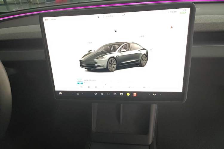 Used Tesla Model 3 2023 Rear-Wheel-Drive Version Audio And AC Panel