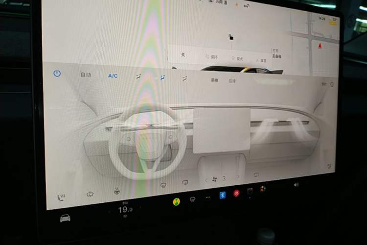 Used Tesla Model 3 2023 Rear-Wheel-Drive Version Audio And AC Panel