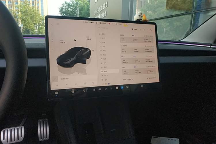 Used Tesla Model 3 2023 Rear-Wheel-Drive Version Audio And AC Panel