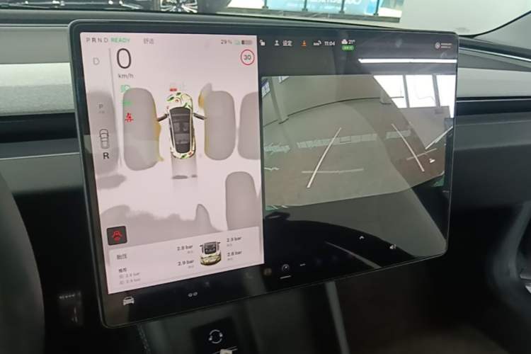 Used Tesla Model 3 2023 Rear-Wheel-Drive Version Audio And AC Panel