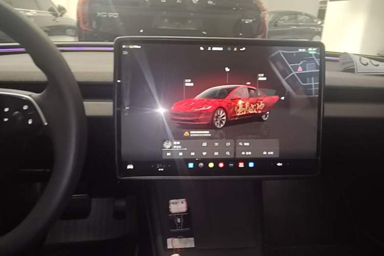 Used Tesla Model 3 2023 Rear-Wheel-Drive Version Audio And AC Panel