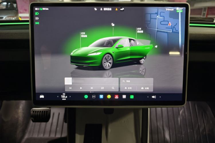 Used Tesla Model 3 2023 Rear-Wheel-Drive Version Audio And AC Panel