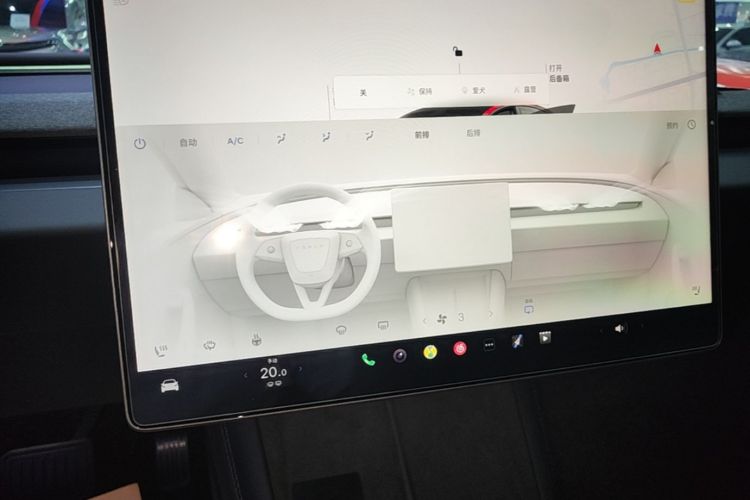 Used Tesla Model 3 2023 Rear-Wheel-Drive Version Audio And AC Panel