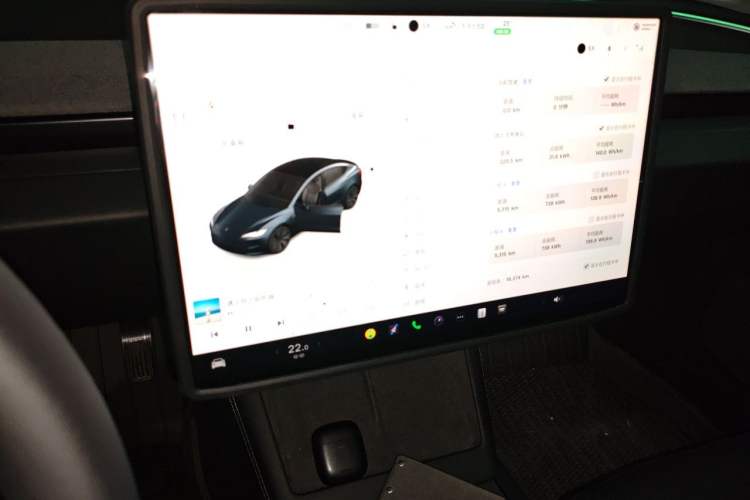 Used Tesla Model 3 2023 Rear-Wheel-Drive Version Audio And AC Panel
