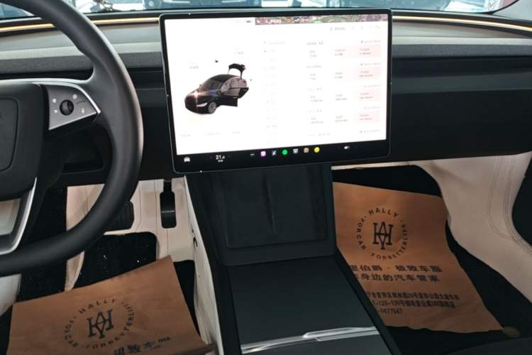 Used Tesla Model 3 2023 Rear-Wheel-Drive Version Audio And AC Panel