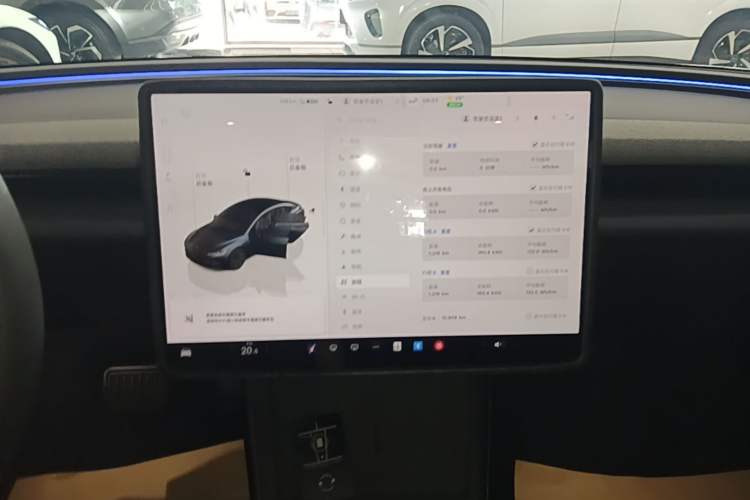 Used Tesla Model 3 2023 Rear-Wheel-Drive Version Audio And AC Panel