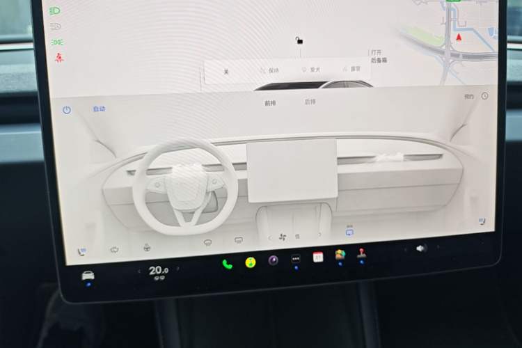 Used Tesla Model 3 2023 Rear-Wheel-Drive Version Audio And AC Panel