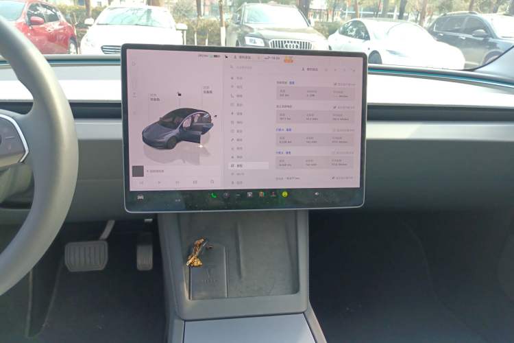 Used Tesla Model 3 2023 Rear-Wheel-Drive Version Audio And AC Panel