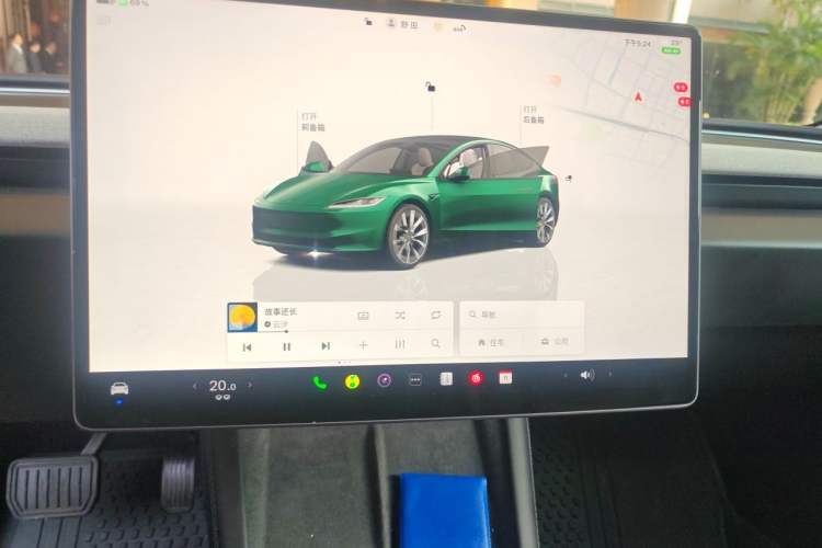 Used Tesla Model 3 2023 Rear-Wheel-Drive Version Audio And AC Panel