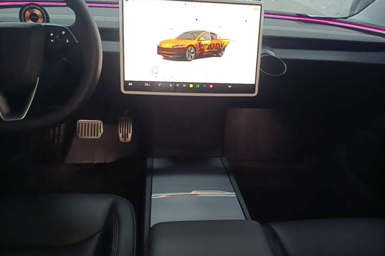 Used Tesla Model 3 2023 Rear-Wheel-Drive Version Audio And AC Panel