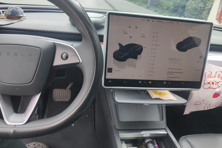 Used Tesla Model 3 2023 Long-Range All-Wheel-Drive Version Audio And AC Panel
