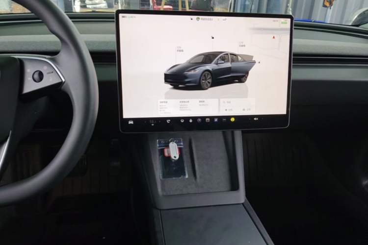 Used Tesla Model 3 2023 Rear-Wheel-Drive Version Audio And AC Panel