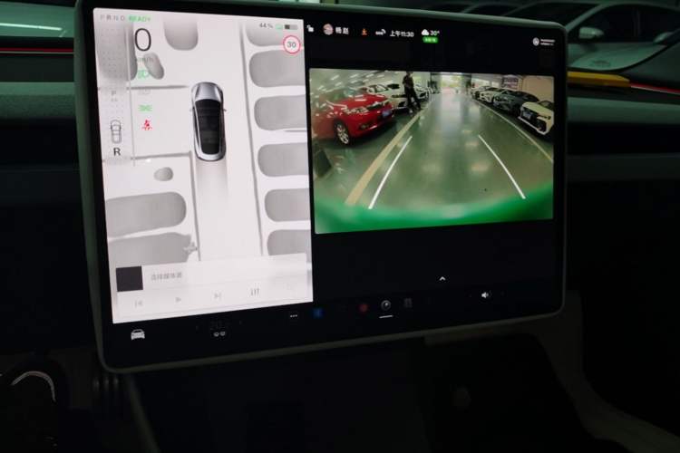 Used Tesla Model 3 2023 Long-Range All-Wheel-Drive Version Audio And AC Panel