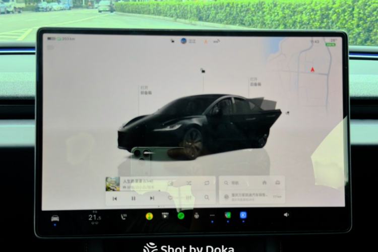Used Tesla Model 3 2023 Rear-Wheel-Drive Version Audio And AC Panel